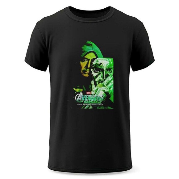 Robert Downey Jr Marvel Avengers T Shirt Doomsday Graphic Fan Gift Retro Style92 - Picture 1 of 5
